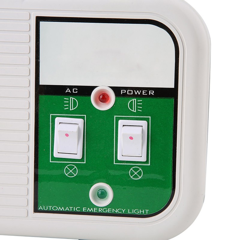 2W Dual Lamp Head Exit 9 LEDs Emergency Light