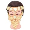 Women Masquerade Masks Face Chain Metal Jewelry Belly Dance Face