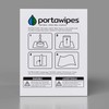 Portawipes Coin Tissues | 500 Pack with 4 Carrying Cases
