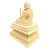 木彫 Buddha 日蓮 Saints 座像 3.0 Dimension 桧木