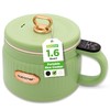 NutriChef 1.6 QT Portable Electric Rice Cooker & Lunch Maker