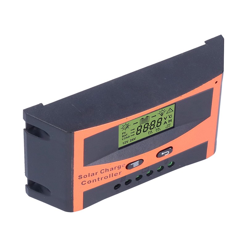 Solar Charge Controller LCD Circuit Protection Anti Backfill PWM Charge