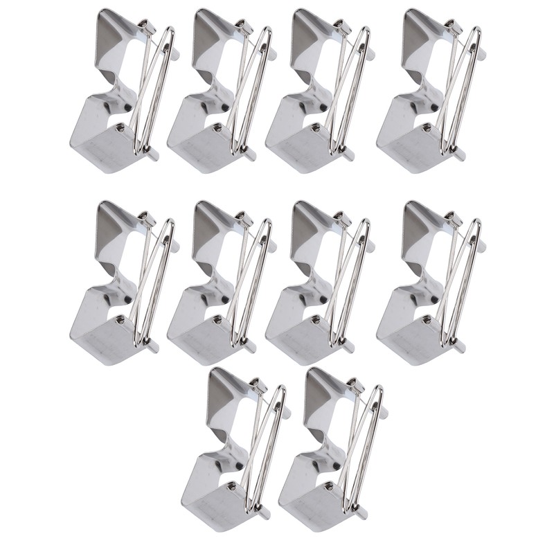 10pcs Metal Clip Stainless Steel Separation Clips Portable Stable Art