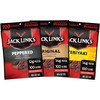 Jack Link’s Beef Jerky Variety Pack – Includes Original, Teriyaki, and Peppered Beef Jerky, Great for Lunch Boxes, Good Source of Protein – Pack of 15, 1.25 Oz Bags - 96% Fat Free, No Added MSG
