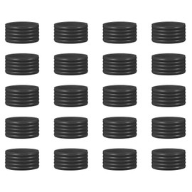 ZQTSANKESL 20 Pieces of Silicone Tennis Racket Grip, Sweat Absorbing Elastic Rubber Tennis Racket Grip, Stretchable Outer Grip, Used for Racket Badminton, Squash, Baseball, bat Handle