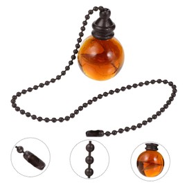 Operitacx 2 Stück Retro Beaded Chain für Deckenventilator Lampe Kettenverlängerung mit Elegantem Design Langlebig und Kratzfest für Deckenleuchten und Ventilatoren