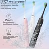 7am2m Electric Toothbrush 2 Pack Set for Kids and Adults,