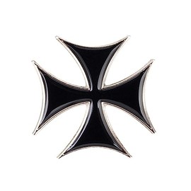 Iron Cross Emblem Metal Enamel Pin Badge Lapel