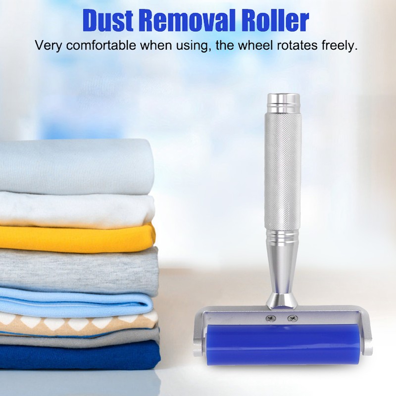 Silicone Manual Roller Cleaner Tool Laminated Static Lint Remover with