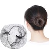 100 Pieces 32 Inch Invisible Hair Nets for Bun Elastic