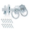 TERF® Heavy Duty Ring Gate Latch Door Lock Silver Ring