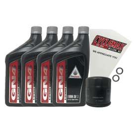 Cyclemax Oil Change Kit compatible with 1997-2001 Honda GL1500C Valkyrie/Tourer
