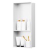 BWE 13 x 19 Stainless Steel Shower Niche No Tile