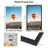 JCJMY 14x24 Picture Frame Black for Poster Photo Picture, Horizontal