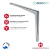 Gedotec Sparta Heavy Duty Aluminium Shelf Console | Depth: 240