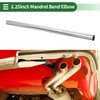 Motoforti 57mm / 2.25 Inch OD Straight Exhaust Tube Tubing