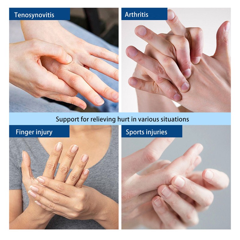 4Pcs Finger Ice Sleeves Hot Cold Finger Compression Sleeves for