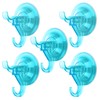 Antimbee Suction Cup Hooks, 5 Pack Shower Wall Suction Cup