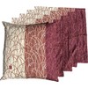 JOYDREAM Zabuton Cover 55 59, Set of 5, Sustainability, Red,