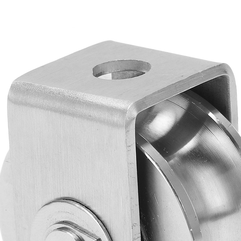 U Type Groove Wheel Stainless Steel Track Pulley for Sliding