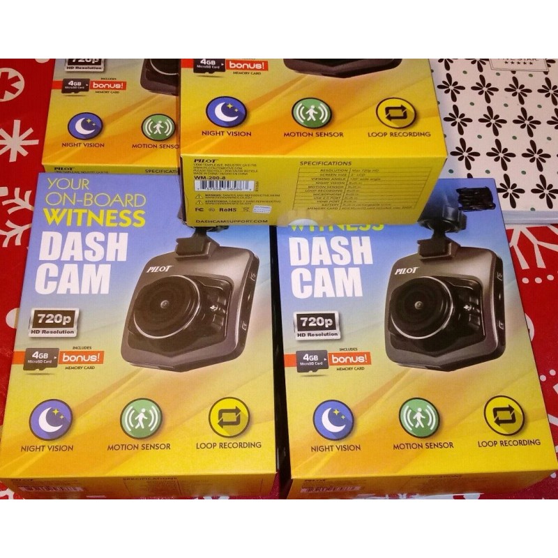 Pilot Automotive 1 NEW Pilot Dash CAM Camera includes a