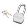 Schlage 851226 Solid Steel Round Padlock, 63.5mm, 2.5-Inch Shackle