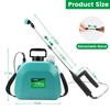 Battery Powered Sprayer 1.35 Gallon, 2025 Electric Sprayer with 3