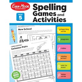 Spelling Games and Activities, Grade 5 Teacher Resource