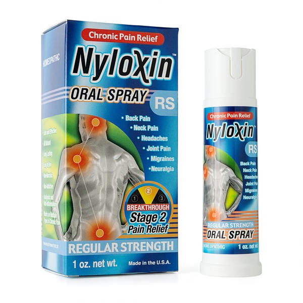 Nyloxin Flavored Oral Spray Arthritis Pain Relief, Back Pain Relief, Neuropathy Pain Relief, Nerve Pain Relief, Knee Pain Relief, Foot Pain Relief, Muscle Pain Relief, Joint Pain Relief (1 oz)