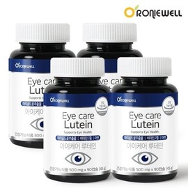 로니웰 아이케어 루테인 90캡슐 x 4개 (총 12개월분) Roniewell Eye Care Lutein 90 Capsules x 4 (Total 12 Months Supply)