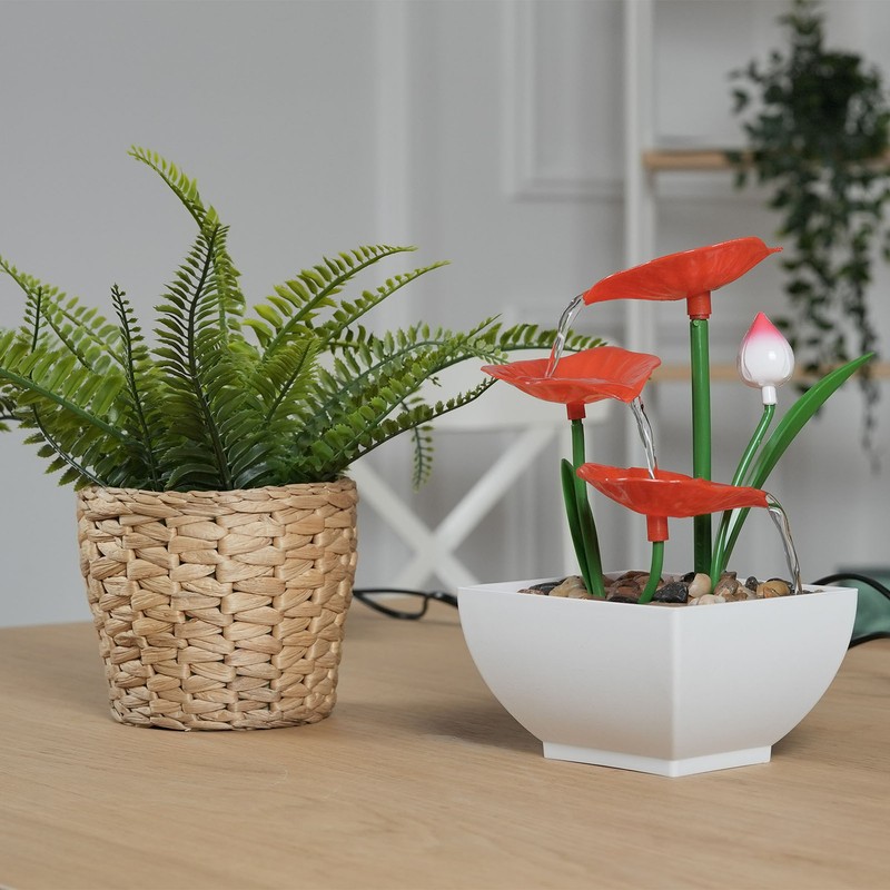 Desktop Fountain Ornament Indoor Small DIY Tabletop Circulating Waterfall Decoration