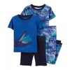 Carter's 4 Piece Pajama Set (Blue Snacker/Alligator, 7)