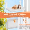 2 Pack Cat Window Perch,Cat Window Hammock Cordless Foldable Window