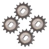 4Pcs 428 14T Chain Sprocket 12x17mm H Hole Steel Electric