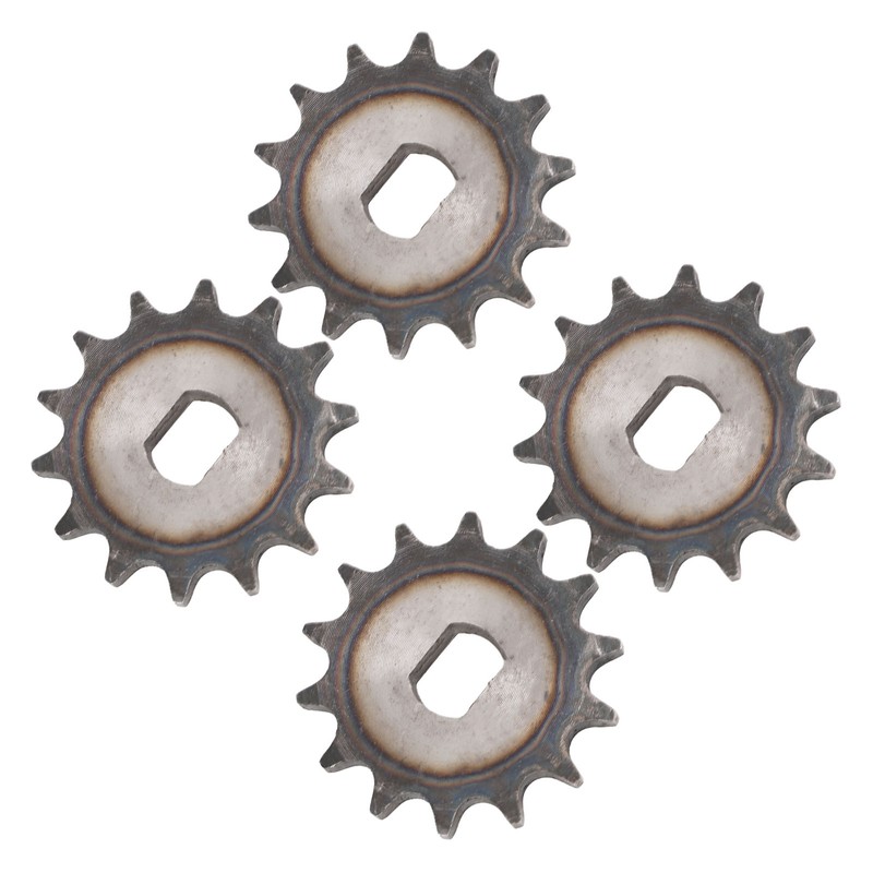 4Pcs 428 14T Chain Sprocket 12x17mm H Hole Steel Electric