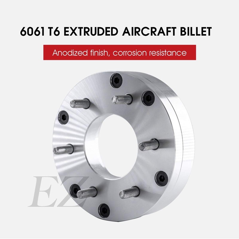 EZAccessory 2 Wheel Adapter 5x4.5 to 6x135 Fits 5 Lug