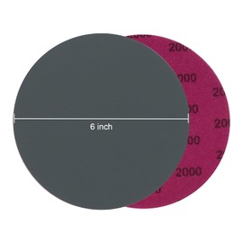 6 Inch 2000 Grit Sanding Discs, VIBRATITE 30 PCS Hook and Loop Wet Dry Sandpaper Round Sand Paper for Orbital Sander Automotive Wood Metal Sanding Polishing