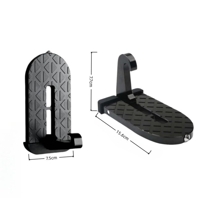 GYWHOOFT 2 Pcs Car Door Step,Car Doorstep Vehicle Hooked Folding