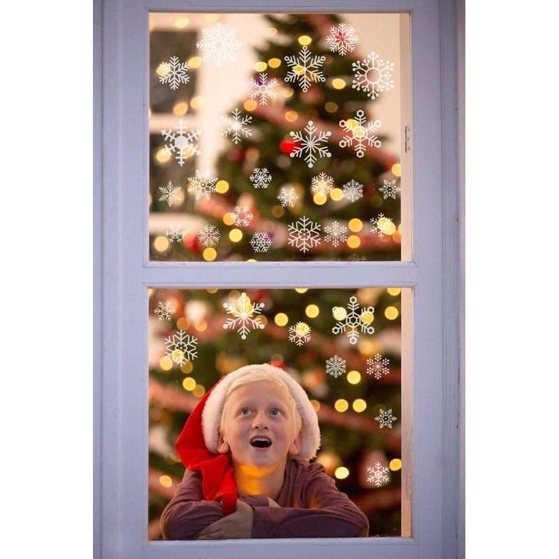 Christmas Electrostatic Stickers, Wall Stickers, Window Stickers, Snow Stickers　　