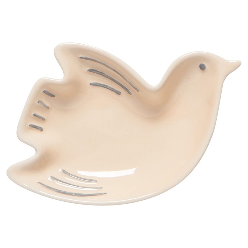 Now Designs Bird Shaped Ceramic Pinch Bowl Set, Soy Sauce
