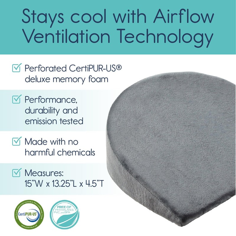 Hiccapop Pregnancy Pillow Wedge for Belly Support - Maternity Wedge