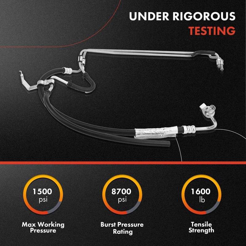 A-Premium Power Steering Pressure & Return Line Hose Assembly Compatible
