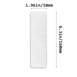 CXMTECH 4PCS White Air Fryer Vortex 6QT Replacement Deodorizing Air Filters Kitchen Dining Small Appliance Accessories