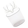 Ciieeo Cotton Holder with Lid Makeup Organizer for Cotton Swabs