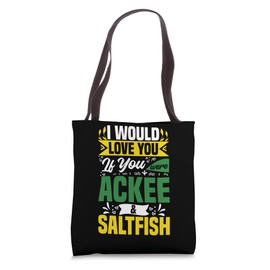 Ackee & Saltfish Maker Traditional Jamaican Food Cuisine Tote Bag