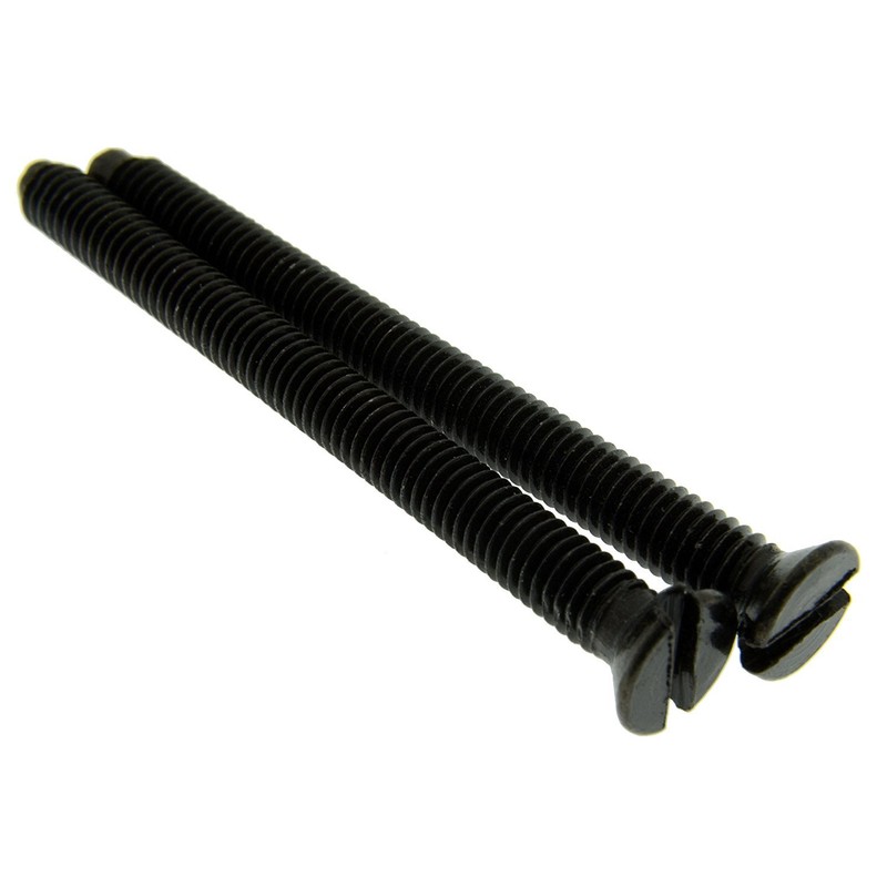 Taskar 40mm Black Nickel Flat Head Screws for Flat Plate