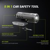 SodaRide Window Breaker Seatbelt Cutter with Flashlight,2 in 1 Car