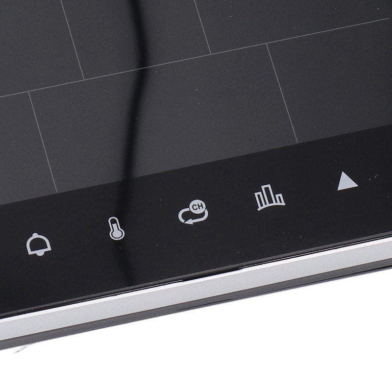 Wireless Weather Calendar Clock Color Touchscreen Display RF Sensor Temperature