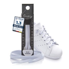 Leazy Flat Elastic Shoelaces - The Flat, Flexible Shoe Strap for Hooking On