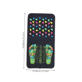Ipetboom Acupressure Foot Massage Mat for Foot Care Acupuncture and Pressure Relief for Relaxation and Blood Circulation